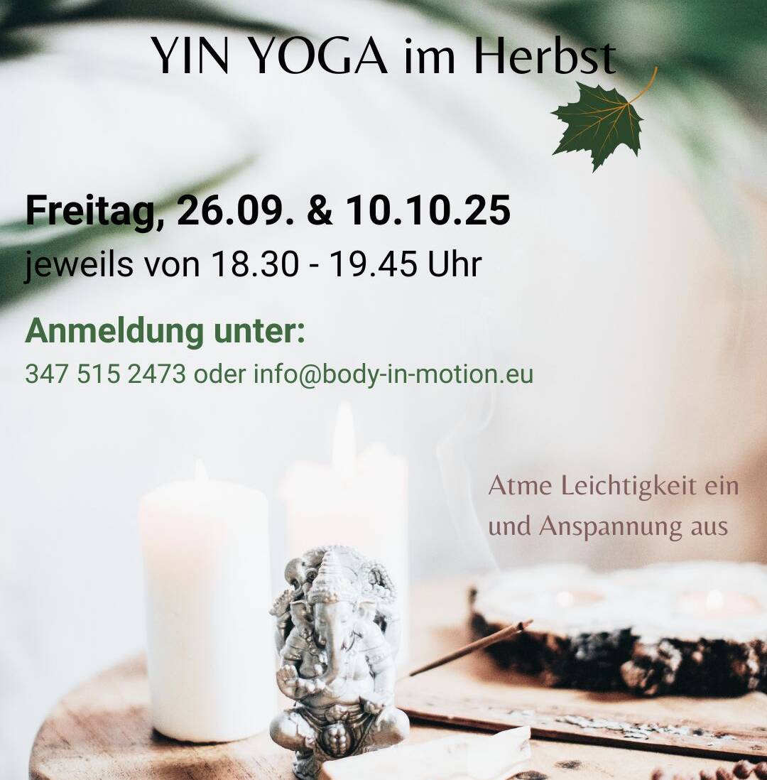 Yin Yoga Special